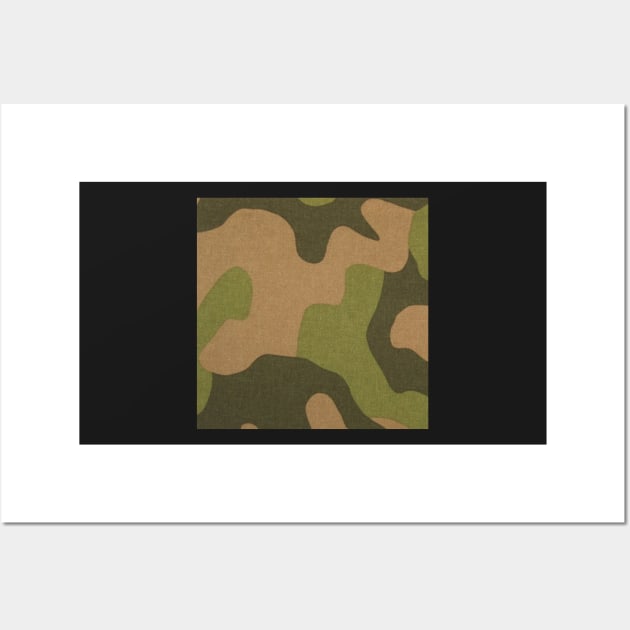 Norwegian Army Camouflage Wall Art by Cataraga